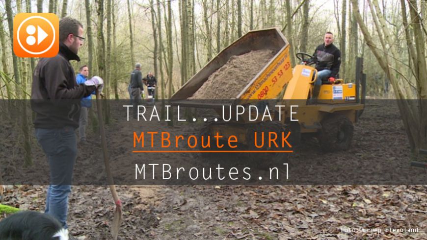 Eerste deel mountainbikeroute bijna klaar