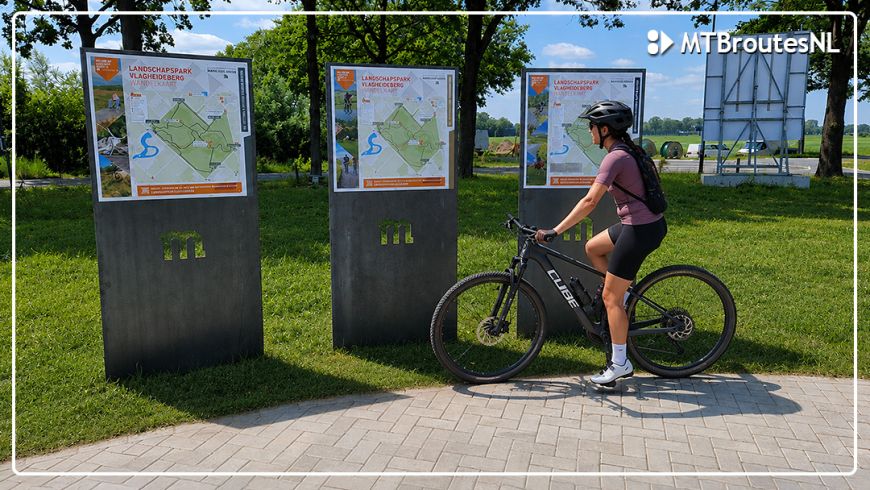 Nieuwe MTBroute Vlagheideberg: klim over voormalige vuilstort!