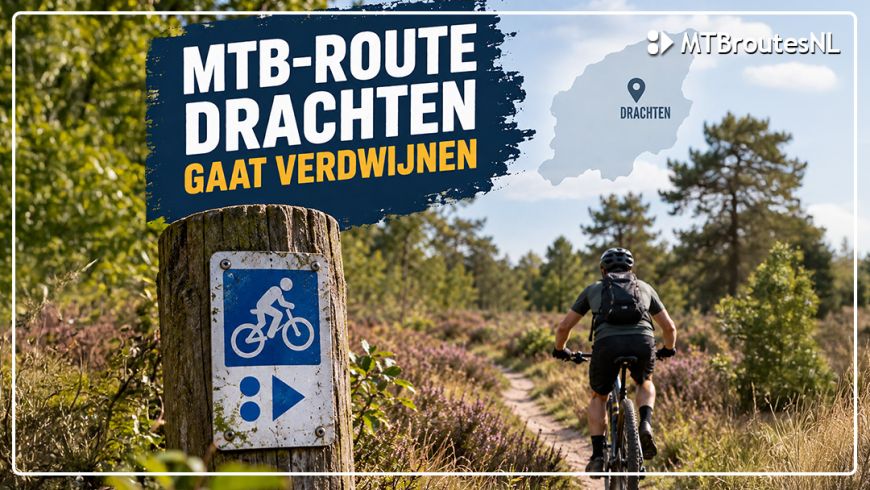 MTB-route Drachten verdwijnt door tekort aan vrijwilligers