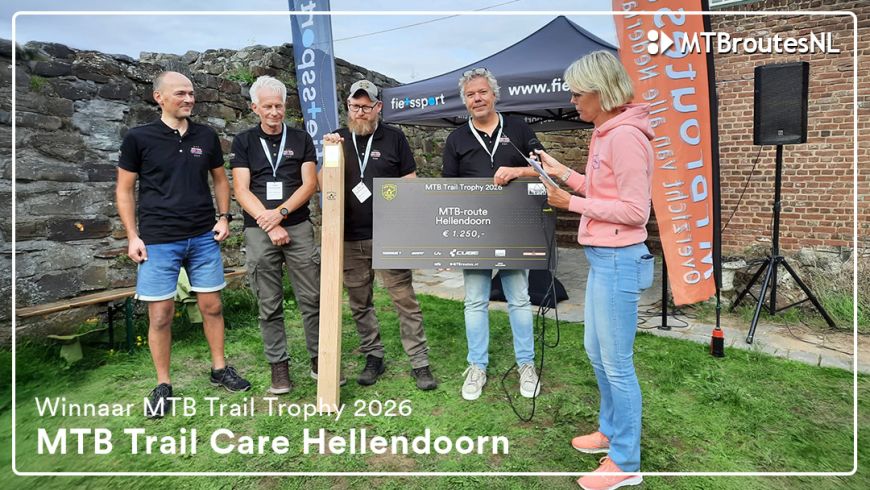 MTB-route Hellendoorn wint MTB Trail Trophy 2026