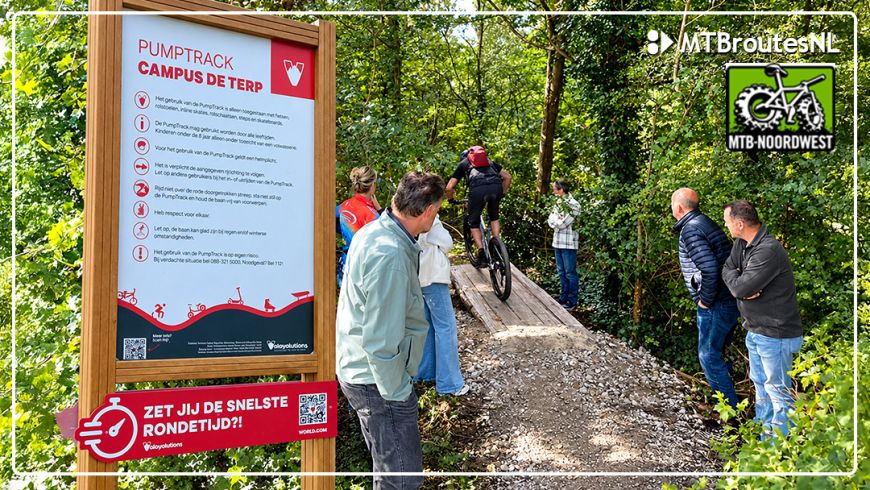 MTB-route De Terp in Wieringerwerf officieel open