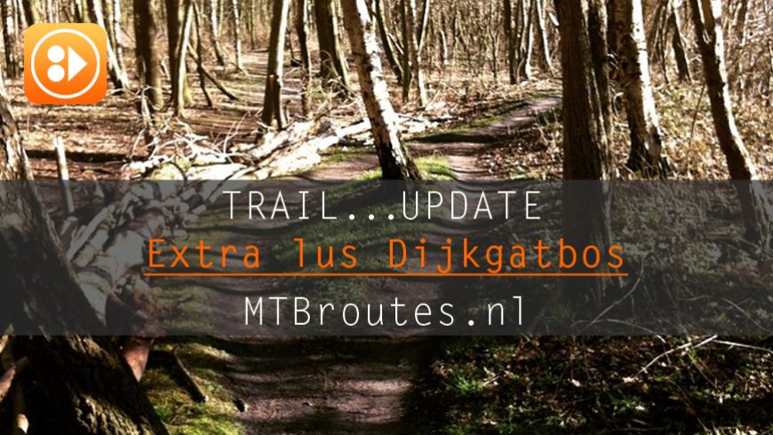 Extra lus aan MTBroute in Dijkgatbos (Wieringerwerf)