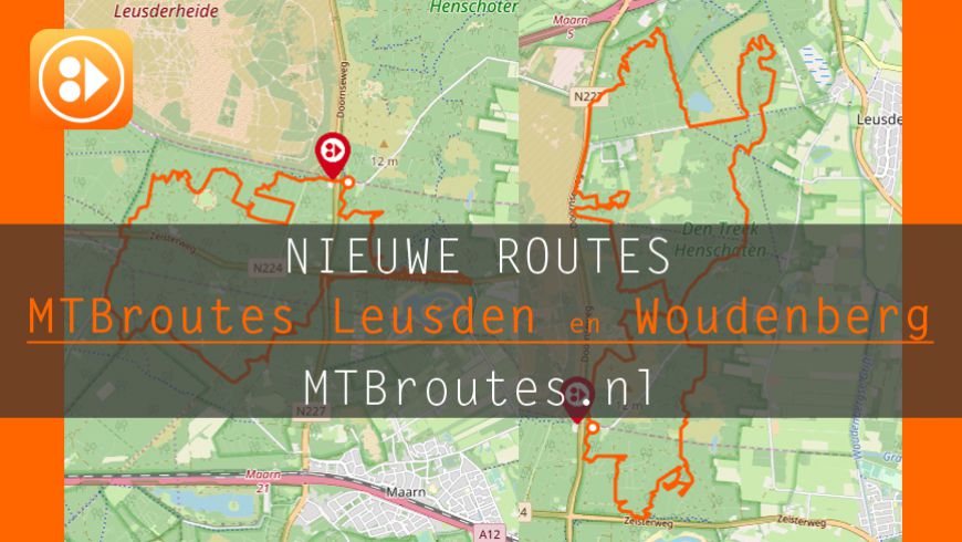 Nieuwe MTBroutes Leusden en Woudenberg