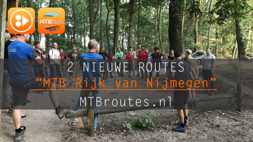 Twee routes MTB Rijk van Nijmegen online