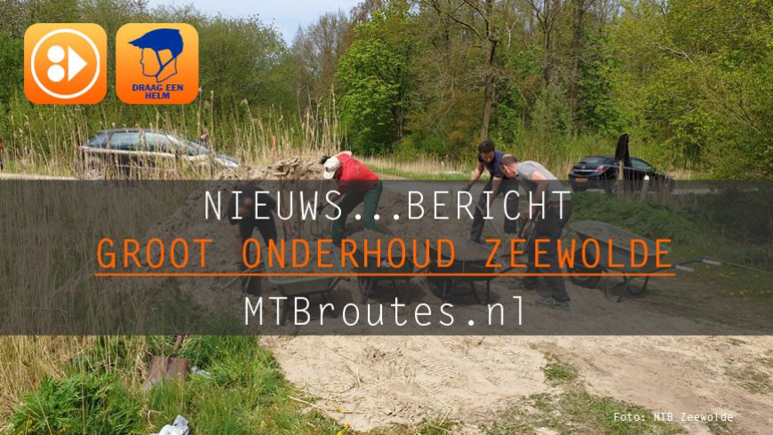 Groot onderhoud MTBroute Zeewolde