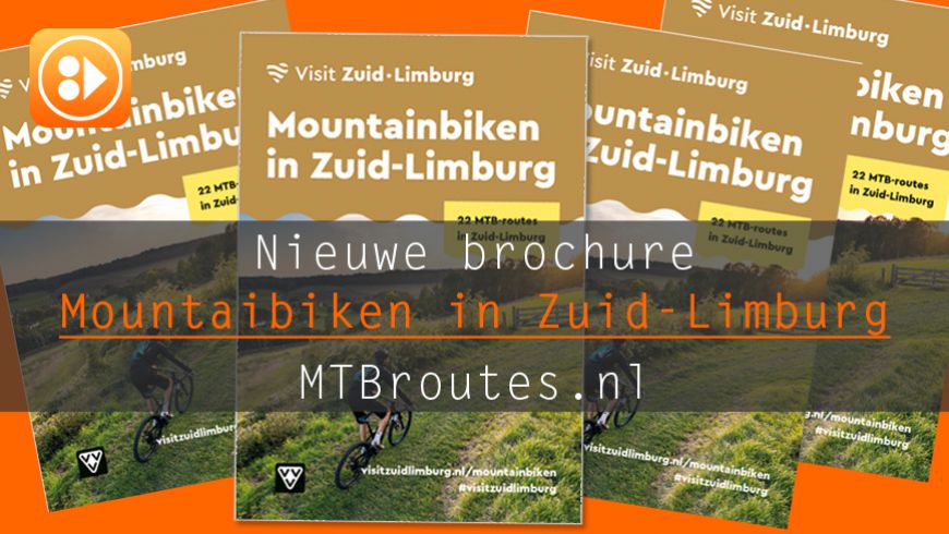 Zuid-Limburgse MTB-brochure met A3-insteekkaart