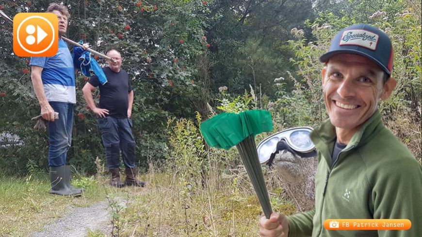 Bijzonder stukje in nieuwe MTBroute Marum